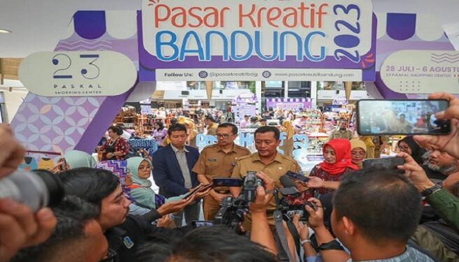 Pasar Kreatif Bandung 2023 Sebulan Bergulir Tembus Omzet Rp6 7 Miliar