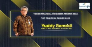 Direktur Utama bank bjb Yuddy Renaldi berhasil terpilih menjadi Tokoh Finansial Indonesia 2022 sebagai Top Regional Banker 2022. Penghargaan tersebut diberikan oleh Majalah Investor dalam ajang penganugerahan Tokoh Finansial Indonesia dan BUMN Terbaik 2022. Penghargaan diberikan secara daring melalui Zoom dan ditampilkan secara live streaming pada Jumat 9 Desember 2022. Penghargaan diterima oleh Deputy Corporate Secretary bank bjb Devi Fajar Nugraha mewakili Direktur Utama bank bjb Yuddy Renaldi.