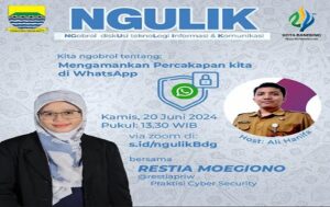 Praktisi Cyber Security, Restia Moegiono mengungkapkan adanya pembajakan akun WhatsApp (WA) sering menyebabkan serangan sosial enginneering pada kontak yang terhubung pada akun tersebut. “Social engineering atau rekayasa sosial merupakan teknik manipulasi psikologis manusia yang digunakan agar korban melakukan tindakan tertentu yang merugikan,“ kata Restia pada Ngulik episode ke - 11, Kamis 20 Juni 2024.