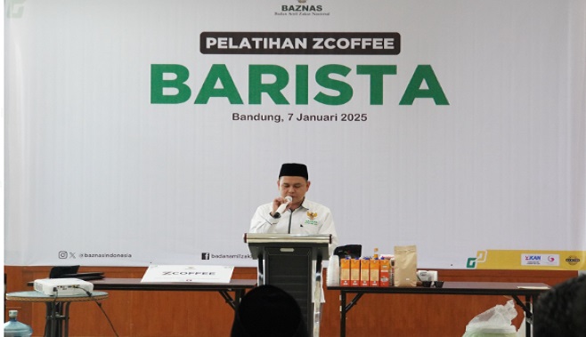 Badan Amil Zakat Nasional (BAZNAS) Provinsi Jawa Barat meluncurkan program inovatif berbasis pemberdayaan ekonomi Z Coffee, dalam sebuah acara yang berlangsung di Aula Dewan Masjid Indonesia (DMI) Provinsi Jawa Barat. Program ini dirancang untuk menciptakan peluang usaha produktif bagi para mustahik (penerima zakat) melalui sektor usaha kopi, dengan tujuan meningkatkan kesejahteraan dan kemandirian mustahik. Pimpinan BAZNAS Jawa Barat, Dr. H. Ali Khosim, S.H.I., M.Ag. dalam sambutannya menyampaikan bahwa Z Coffee bukan sekadar program pemberdayaan ekonomi biasa, tetapi merupakan langkah strategis untuk memaksimalkan potensi zakat produktif.